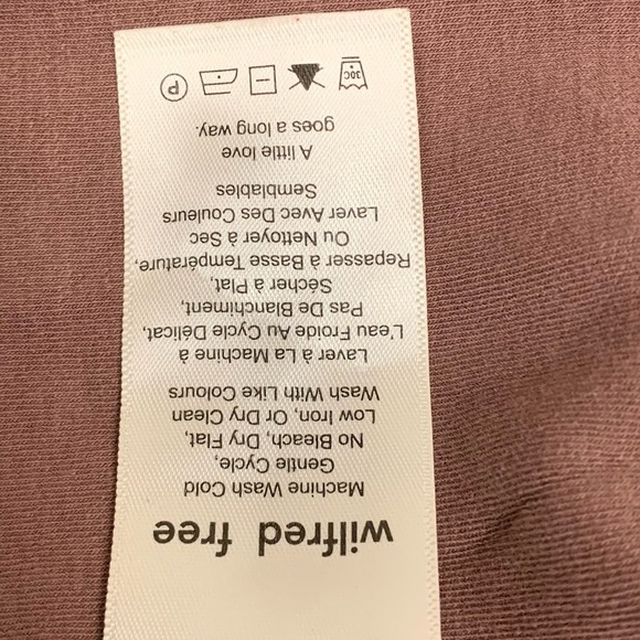 Aritzia Wilfred Brown Lace-Up Bodysuit Size S - Picture 6 of 8